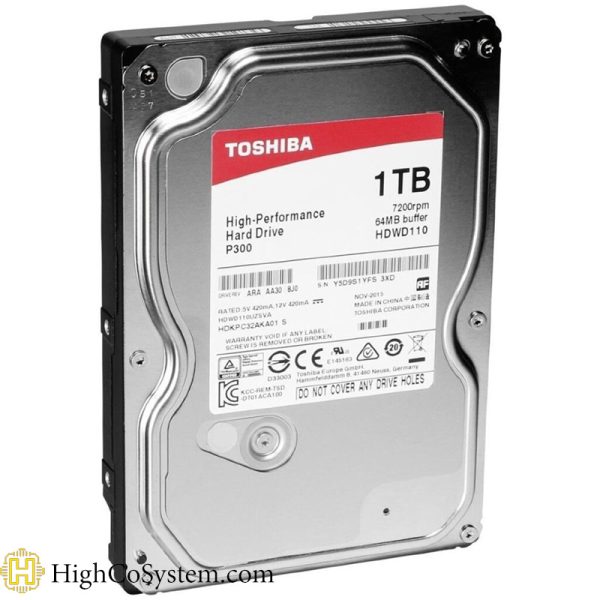 هارد توشیبا 3,5اینچی اینترنال 1 ترابایت HDD TOSHIBA PC P300