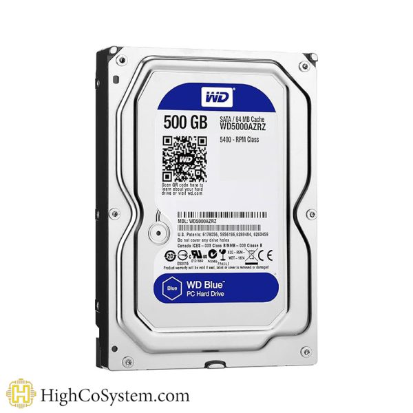 هارددیسک اینترنال وسترن دیجیتال ظرفیت 500 گیگ مدل WD500AAKX BLUE