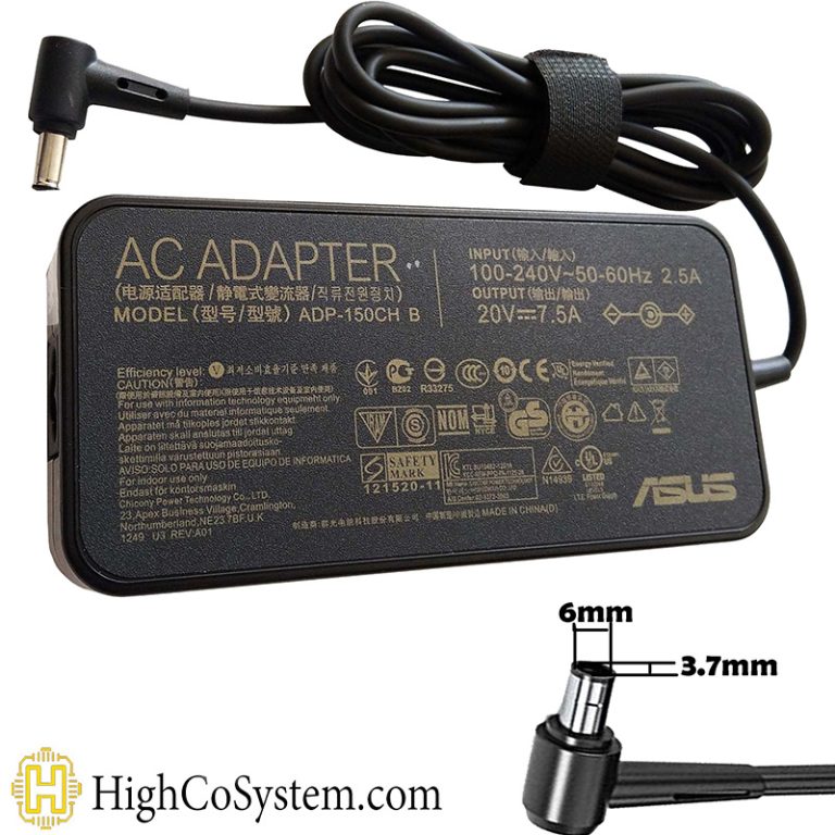 adapter asus 150w 20 7.5