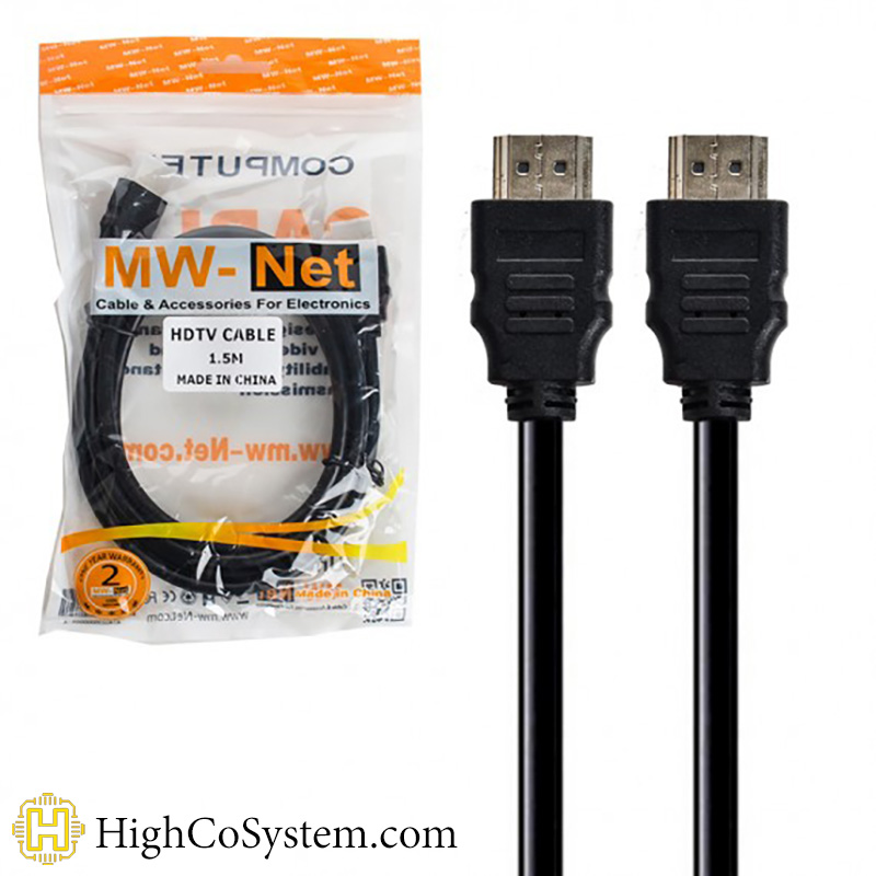 CABLE HDMI MW-NET کابل HDMI برند MW-NET 1.5 M