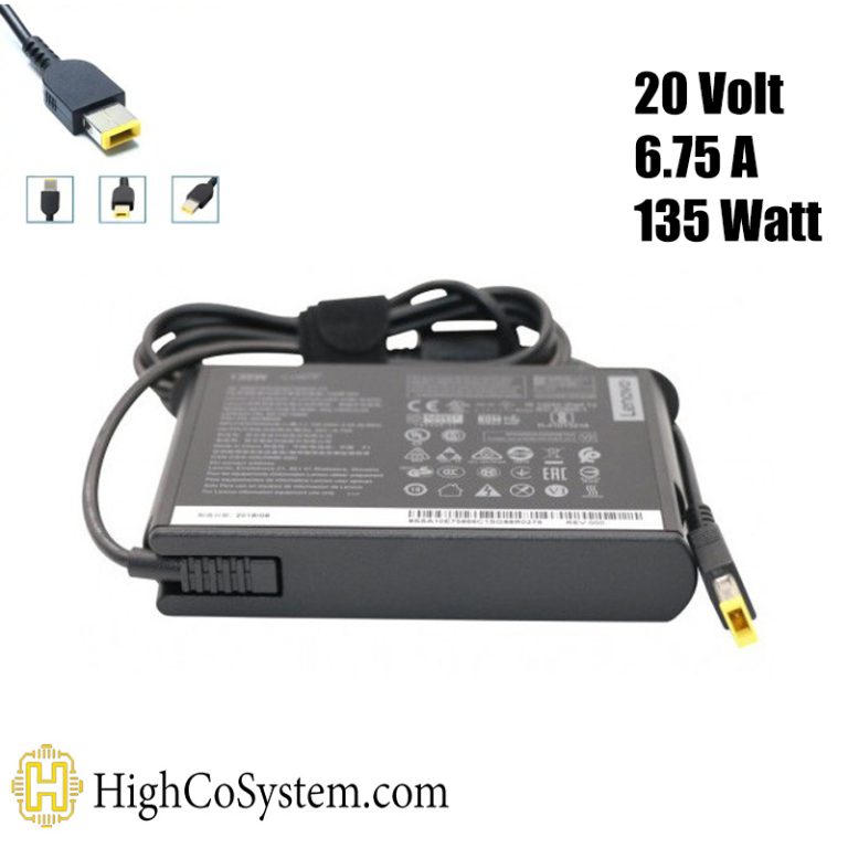 شارژر لپ تاپ لنوو 20 ولت 6.75 آمپر