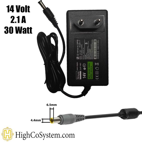 آداپتور مانیتور سامسونگ 14 ولت 2.1 آمپر