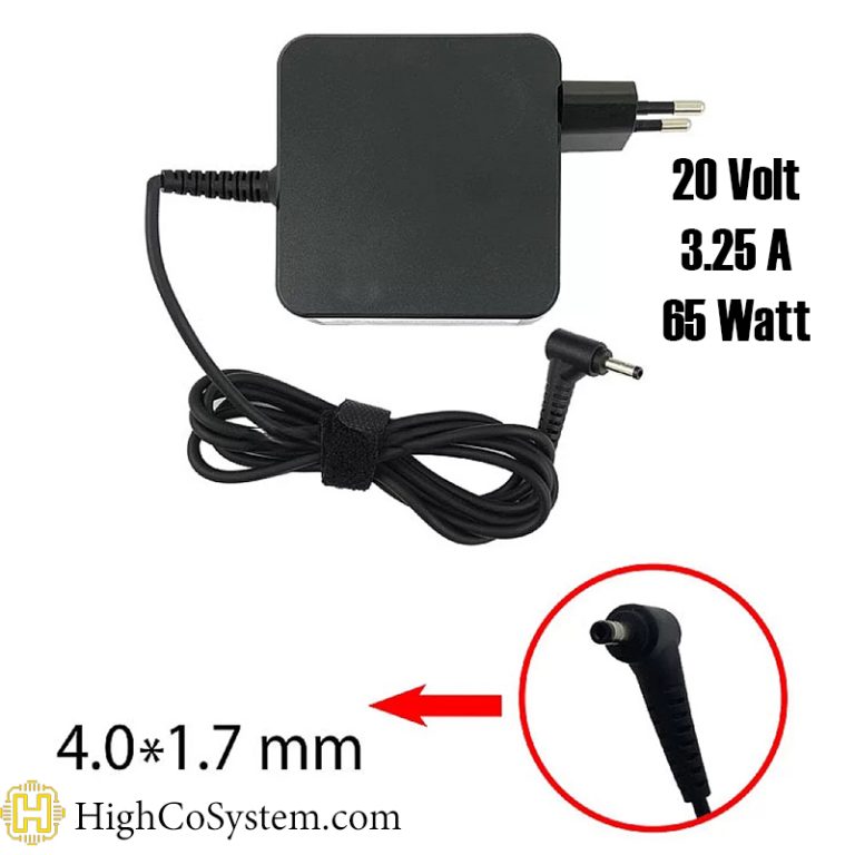 شارژر لپ تاپ لنوو 20 ولت 3.25آمپر سر ریز