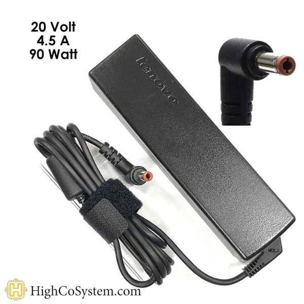 شارژر لپ تاپ لنوو 20 ولت 4.5 امپر سر نرمال