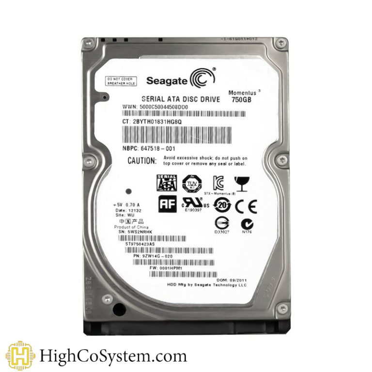 هارد لپ تاپ 750 گیگ ساتا