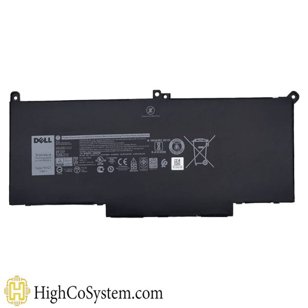 باتری لپ تاپ دل e7280