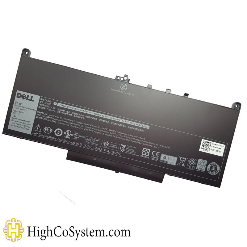 dell j60j5 e7270 باتری لپ تاپ دل e7270