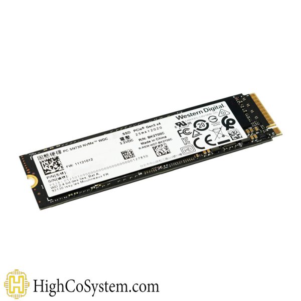 اس اس دی اینترنال وسترن دیجیتال مدل 2280 SN730 M.2 ظرفیت 256 گیگابایت