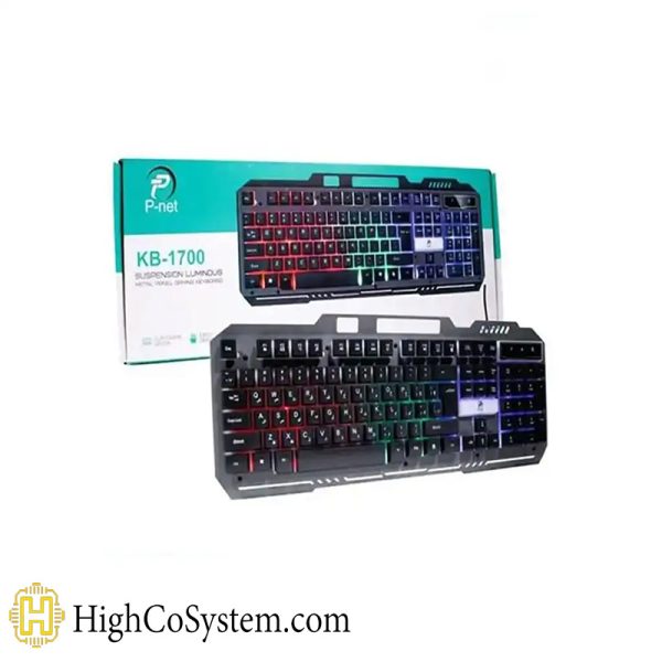 کیبورد گیمینگ سیمی P-NET مدل KB-1700