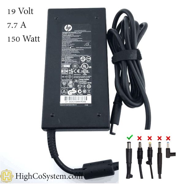 شارژر لپ تاپ 19,5V 7,7A (150W) HP سرفیش دلی