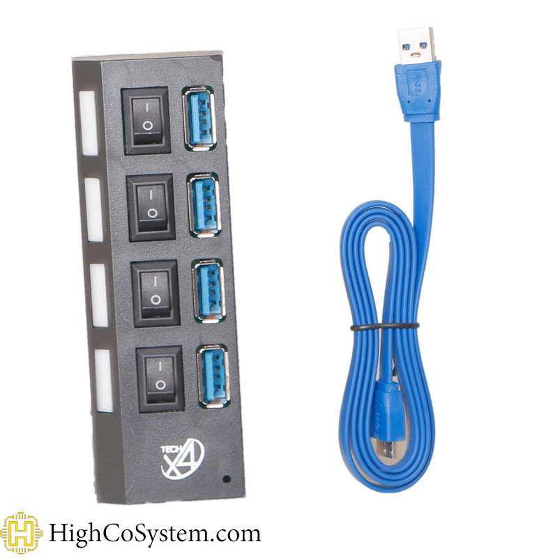 HUB USB X4 TECH 4 PORT 1