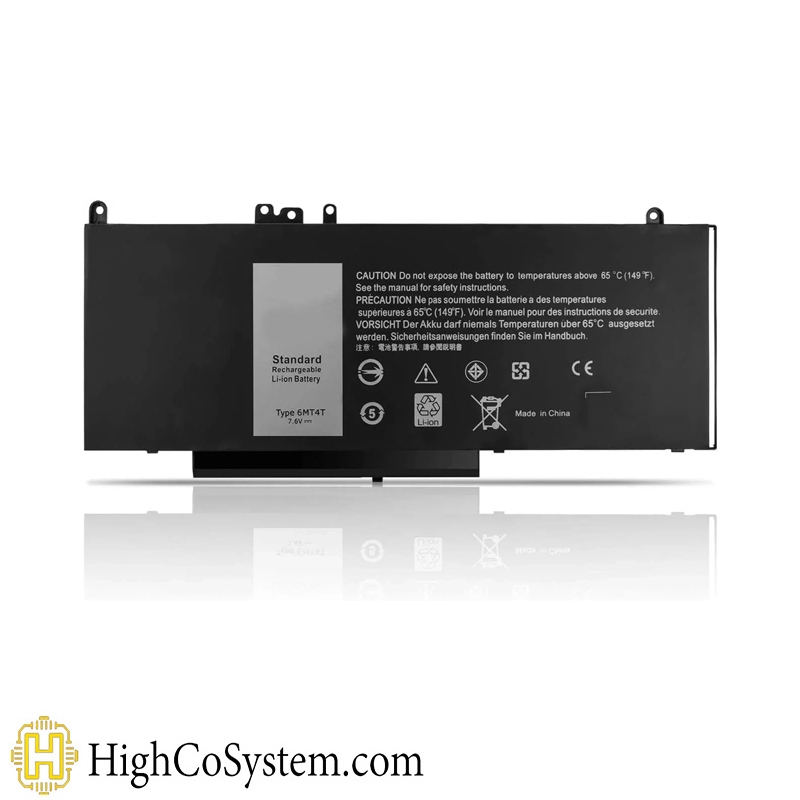 تصویر باتری لپ تاپ dell latitude e5450 تصویر باتری لپ تاپ dell latitude e5450 6mt4t