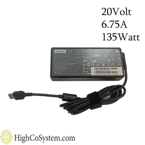 شارژر لپ تاپ LENOVO 20V 6.75A USB